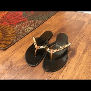 Burberry flip flops